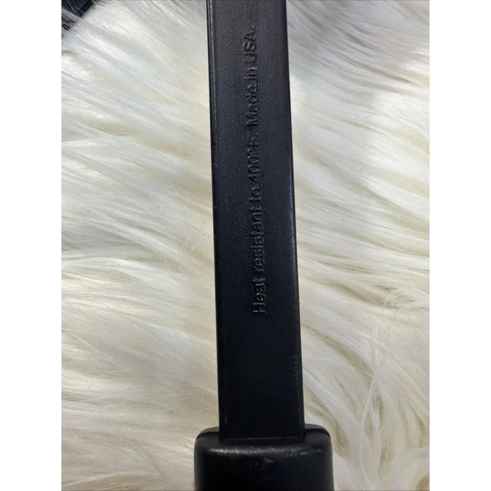 Calphalon Nylon Kitchen Utensil Set  Spoon Spatula Black Gray Lot 3 Heavy Duty 8